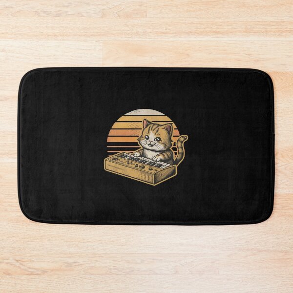 Item preview, Cat Synthesizer Vintage Retro Sunset designed and sold by kapsell.