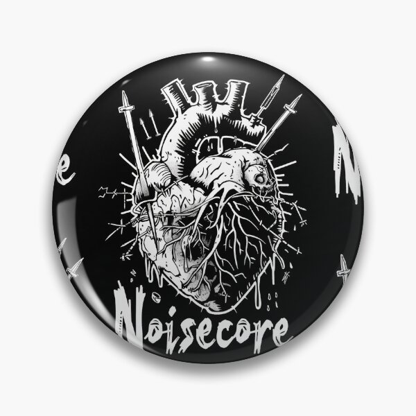 Item preview, Heart with "Noisecore" Text in Graffiti Style designed and sold by Piotrek0001.