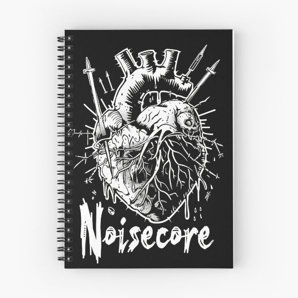 Item preview, Heart with "Noisecore" Text in Graffiti Style designed and sold by Piotrek0001.