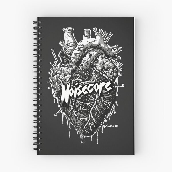 Item preview, Heart with "Noisecore" Text in Graffiti Style designed and sold by Piotrek0001.