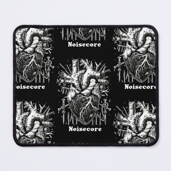 Item preview, Heart with "Noisecore" Text in Graffiti Style designed and sold by Piotrek0001.