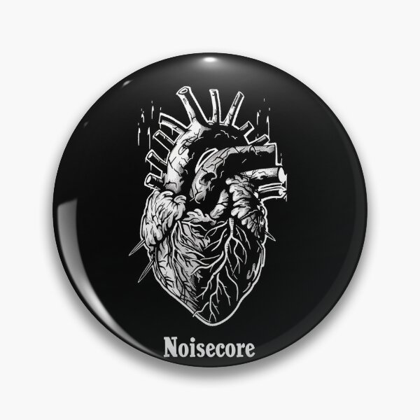 Item preview, Heart with "Noisecore" Text in Graffiti Style designed and sold by Piotrek0001.