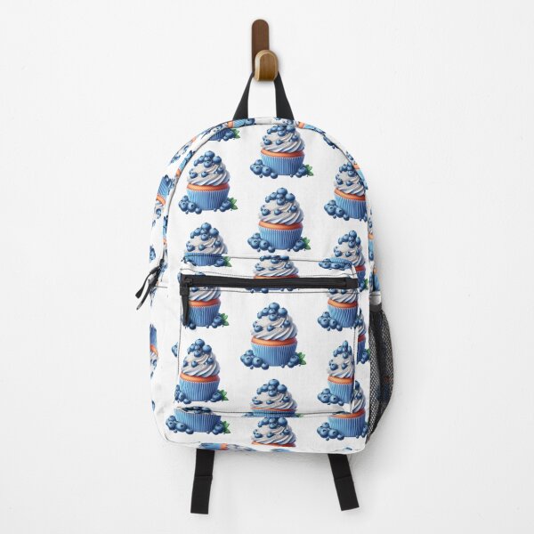 Item preview, Сupcake with blueberries and white cream designed and sold by LiluEremenko.