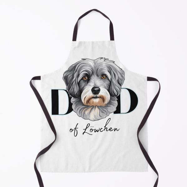 Item preview, Minimalistic aesthetic Dad of silver grey Lowchen Dog designed and sold by GoodyPaws.