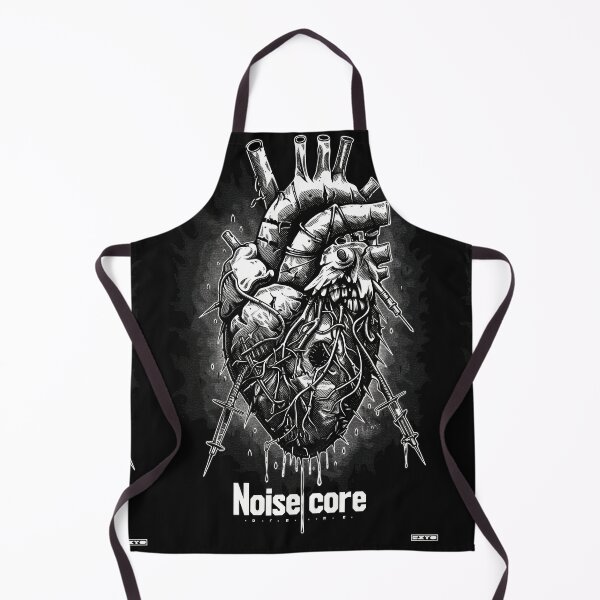 Item preview, Heart with "Noisecore" Text in Graffiti Style designed and sold by Piotrek0001.