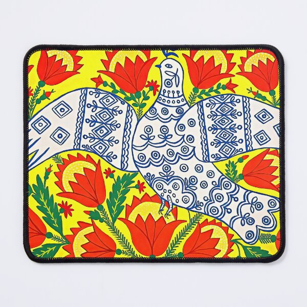 Item preview, Maria Prymachenko, Dove of Peace, Antiwar Print, Ukrainian Artist, Марія Приймаченко, Голубка Мира, Ukrainian Folk Art, Naïve Art Print designed and sold by Artistic Gift Print.