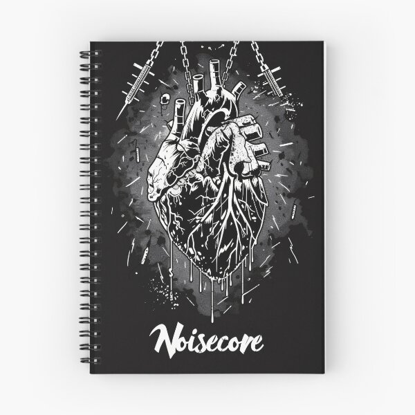 Item preview, Heart with "Noisecore" Text in Graffiti Style designed and sold by Piotrek0001.