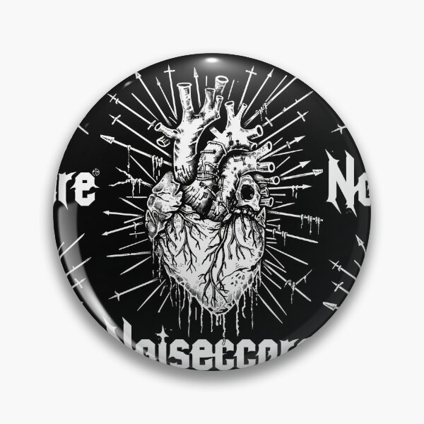 Item preview, Heart with "Noisecore" Text in Graffiti Style designed and sold by Piotrek0001.