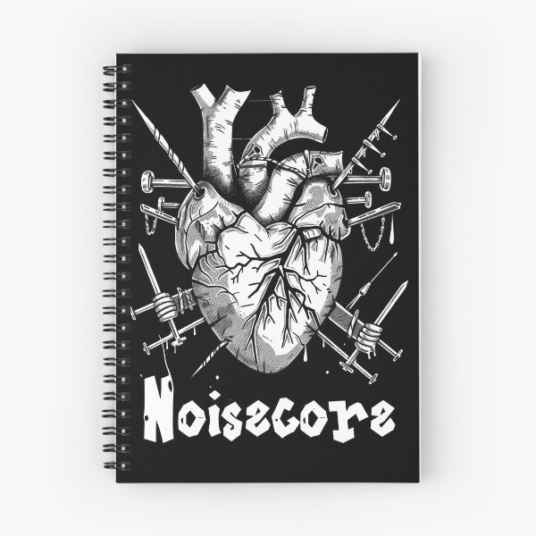 Item preview, Heart with "Noisecore" Text in Graffiti Style designed and sold by Piotrek0001.