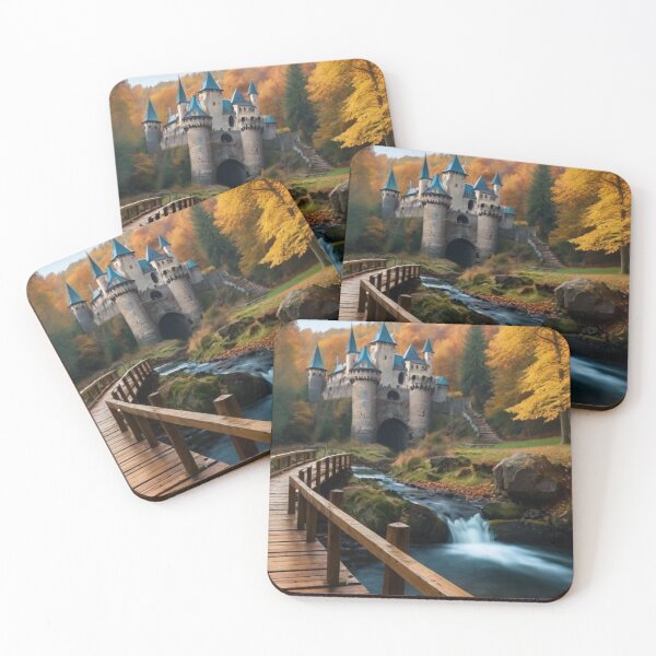 Item preview, Autumn Fortress by the River designed and sold by BlareBlare.