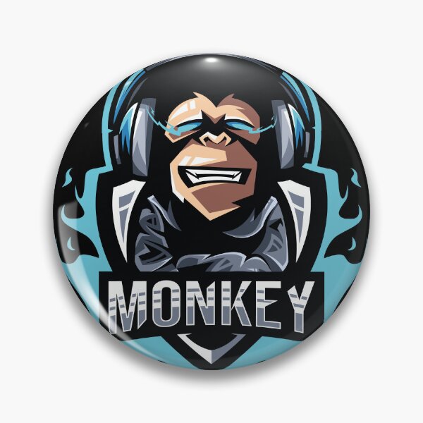 Item preview, Lofing monkey light Blue line fare designed and sold by kiloorartclub.