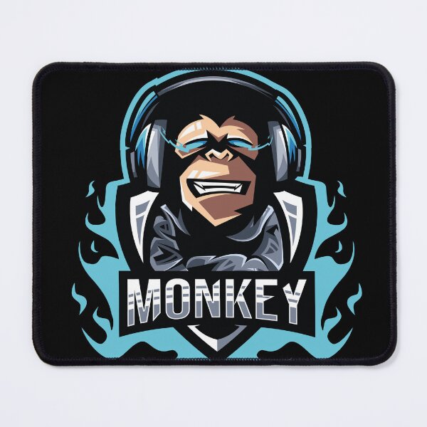 Item preview, Lofing monkey light Blue line fare designed and sold by kiloorartclub.