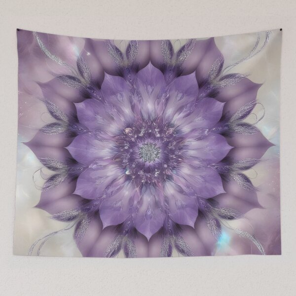 Item preview, Harmony Mandala gold and purple solar plexus crown chakra designed and sold by monchie.