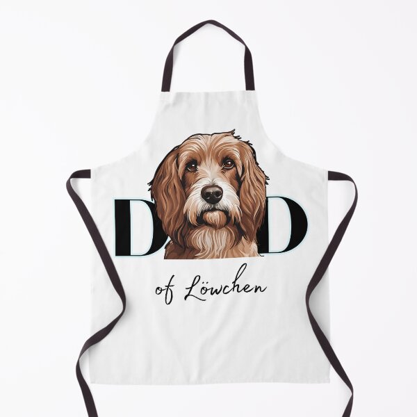 Item preview, Minimalistic aesthetic Dad of silver brown Lowchen Dog designed and sold by GoodyPaws.