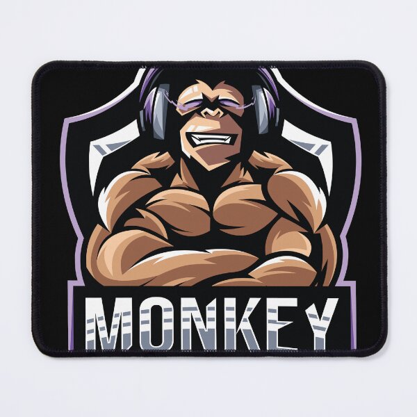 Item preview, Bodybuilder monkey Attitude showing designed and sold by kiloorartclub.