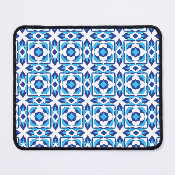 Item preview, Electric blue lilac geometric pattern 3 designed and sold by AneissPiaf.