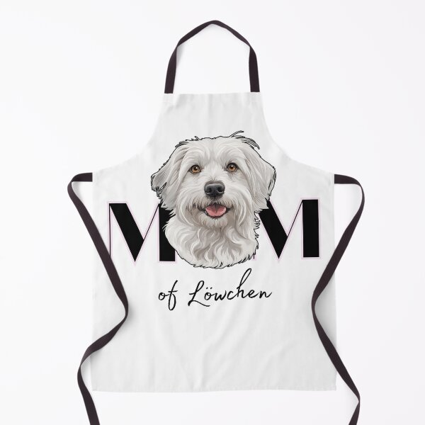 Item preview, Minimalistic aesthetic Mom of silver white Lowchen Dog designed and sold by GoodyPaws.