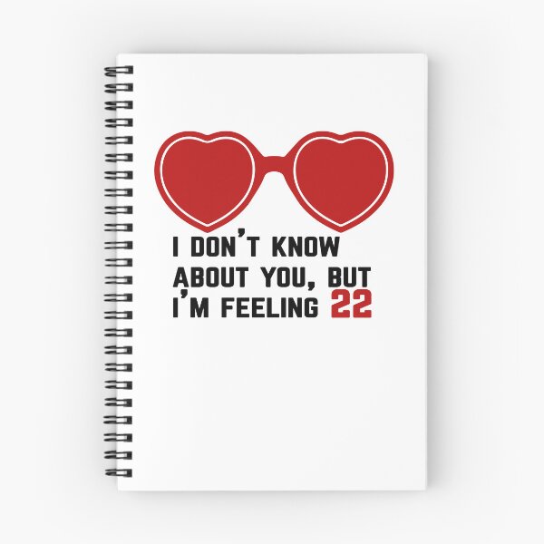 Item preview, I dont know about you but im feeling 22 - Red heart sunglasses designed and sold by EmeraldMusic.