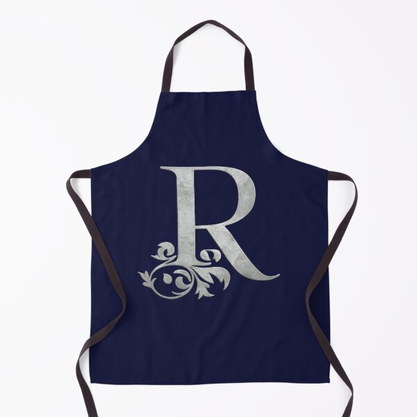 Item preview, Luxury Floral Monogram R: Elegant Grey and Silver Typography designed and sold by Fil4.