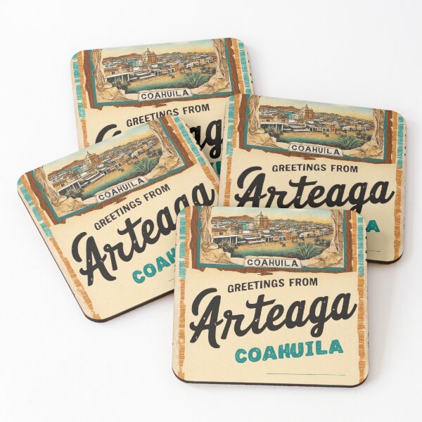 Item preview, Arteaga Coahuila Mexico Magic Town Postcard Vintage Travel designed and sold by TravelPostcardGems.