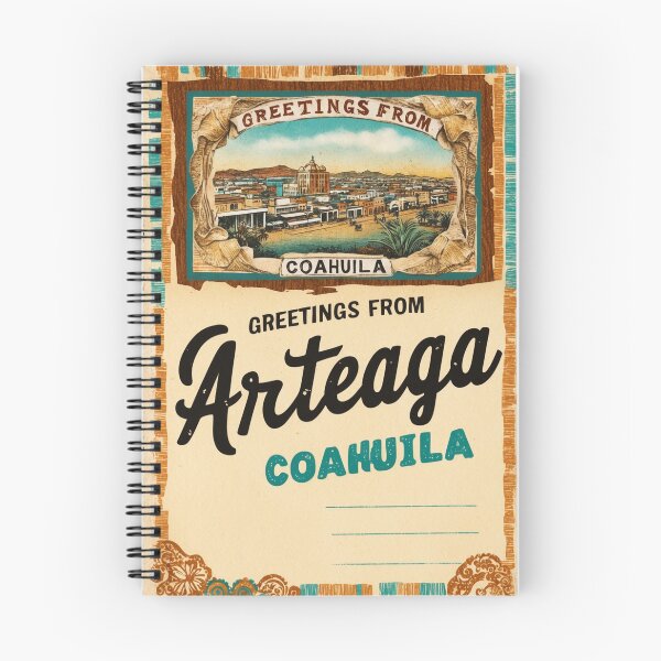 Item preview, Arteaga Coahuila Mexico Magic Town Postcard Vintage Travel designed and sold by TravelPostcardGems.