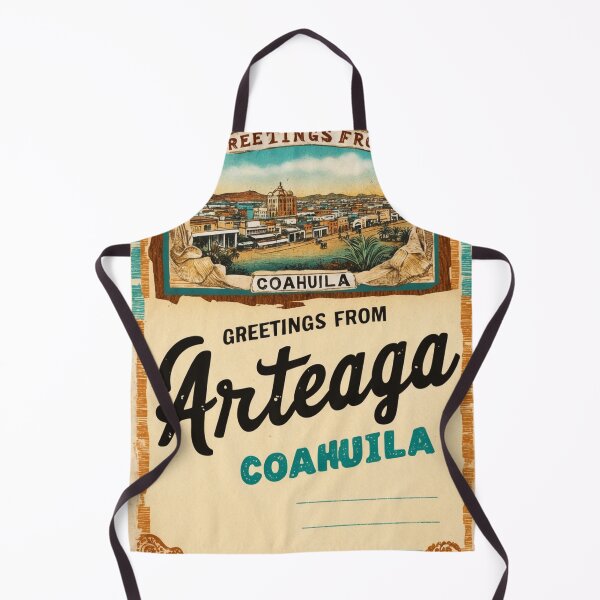 Item preview, Arteaga Coahuila Mexico Magic Town Postcard Vintage Travel designed and sold by TravelPostcardGems.