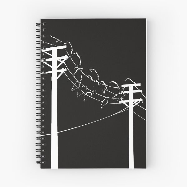 Item preview, Whispers of Dread: Crows on Powerlines designed and sold by 3MillsDesign.