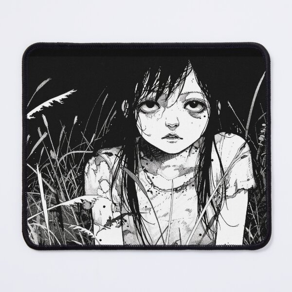 Item preview, The Price of Vengeance – black and white horror manga anime girl designed and sold by ForsakenFrames.