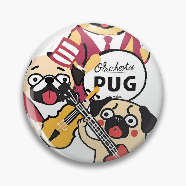 Item preview, orchestra pug designed and sold by aliraweb.