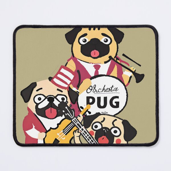 Item preview, orchestra pug designed and sold by aliraweb.