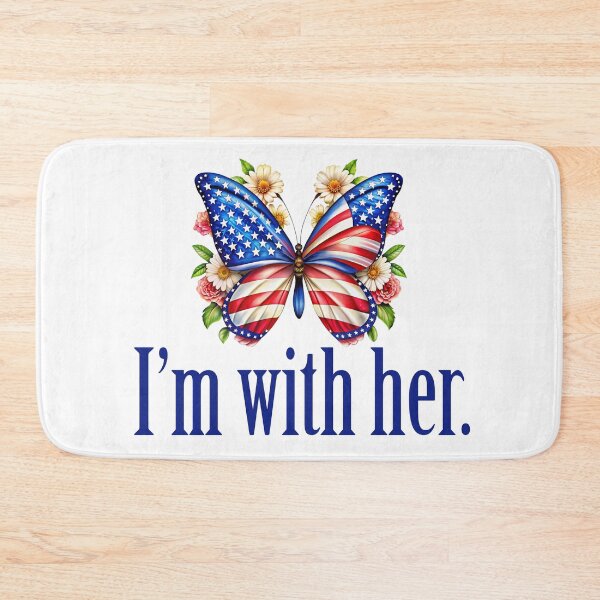 Item preview, I'm With Her Kamala Harris Butterfly designed and sold by Epic Love Designs.