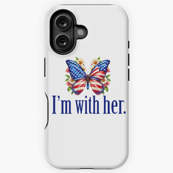 Vista previa del artículo con la obra «Estoy con su mariposa Kamala Harris», diseñado y vendido por Epic Love Designs.