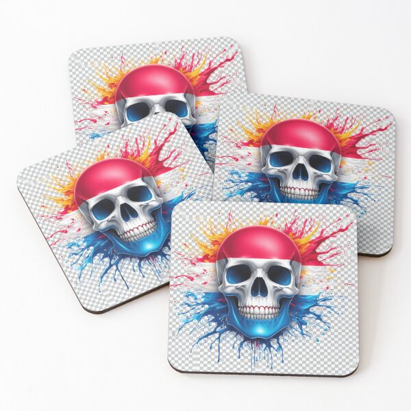 Item preview, Luxembourg Skull designed and sold by RaF71PrO.