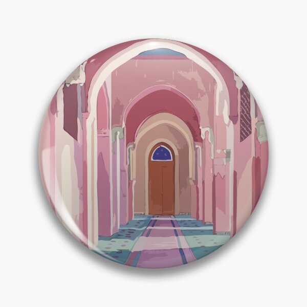 Item preview, Inside Mosque with Oriental Carpets Art Print, Islamic Architecture Wall Decor, Mosque Interior Poster, Persian Rug Artwork designed and sold by vinciellastudio.