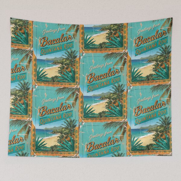 Item preview, Bacalar Quintana Roo Mexico Magic Town Postcard Vintage Travel designed and sold by TravelPostcardGems.