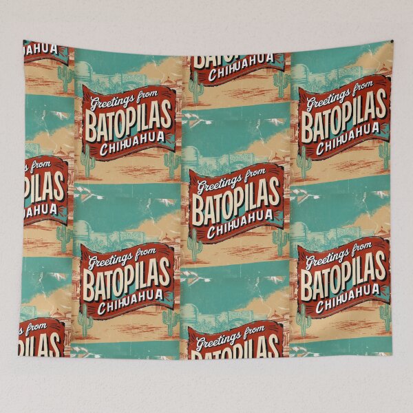Item preview, Batopilas Chihuahua Mexico Magic Town Postcard Vintage Travel designed and sold by TravelPostcardGems.