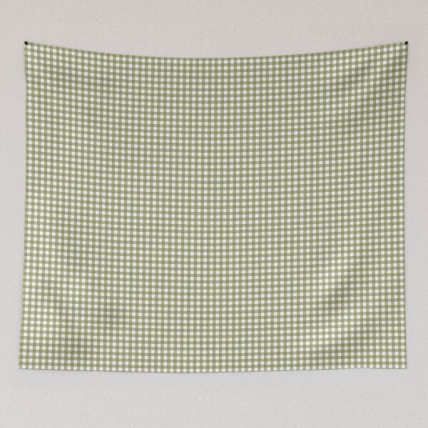 Artikelvorschau, Grüner Cottage Core Gingham entworfen und verkauft von AndesGirl.