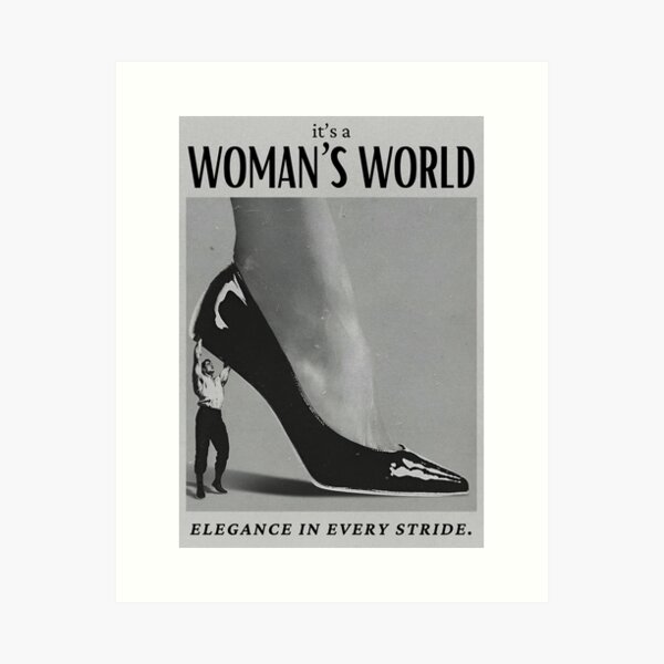 Item preview, It's a woman's world shoe design designed and sold by YoungbearCo.