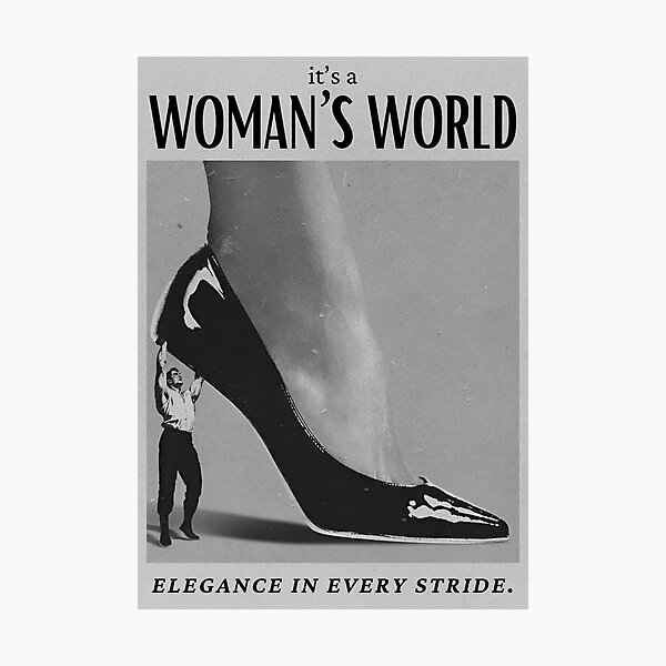 Item preview, It's a woman's world shoe design designed and sold by YoungbearCo.
