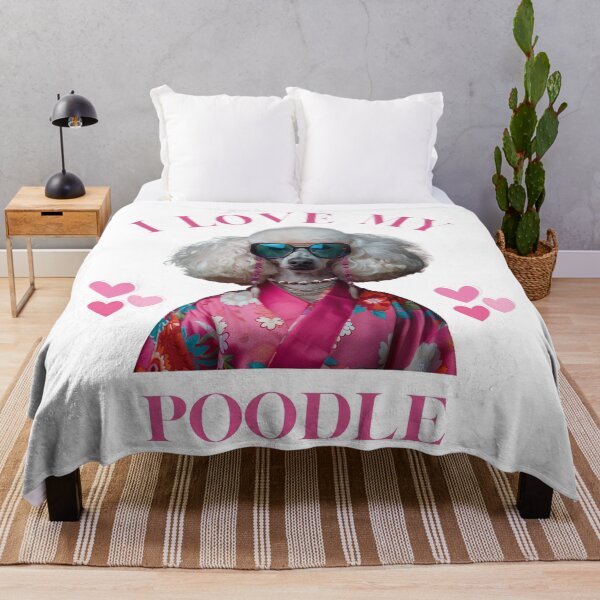 Artikelvorschau, Weißer Pudel, ich liebe meinen Pudel entworfen und verkauft von MonicaGoDesign.