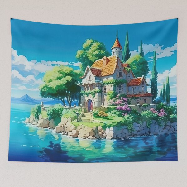 Item preview, Cute Little Island Cottage designed and sold by Takeda-art.