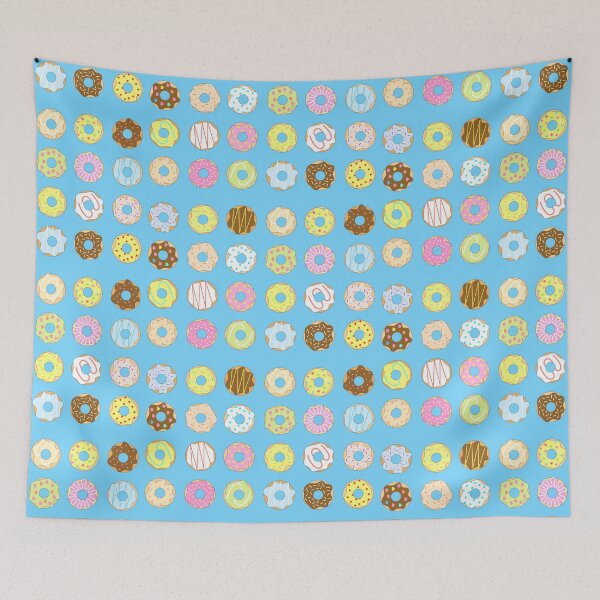 Item preview, Ring Doughnut Pattern (Blue Version) designed and sold by Adam Regester.