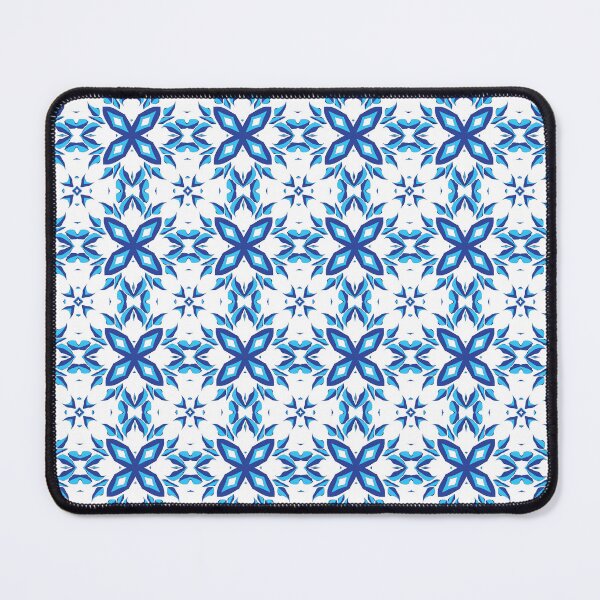Item preview, Electric blue lilac geometric pattern 7 designed and sold by AneissPiaf.