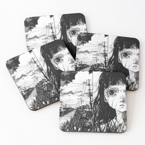 Item preview, the path of vengeance – black and white horror manga anime girl designed and sold by ForsakenFrames.