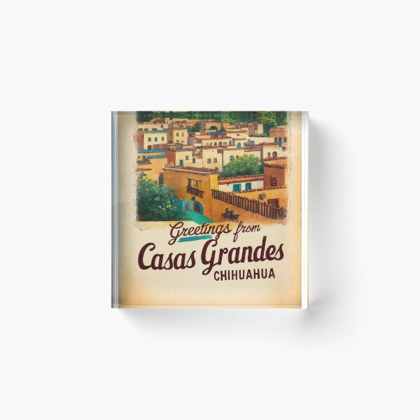 Item preview, Casas Grandes Chihuahua Mexico Magic Town Postcard Vintage Travel designed and sold by TravelPostcardGems.