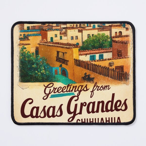 Item preview, Casas Grandes Chihuahua Mexico Magic Town Postcard Vintage Travel designed and sold by TravelPostcardGems.