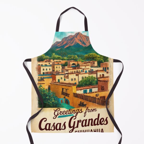 Item preview, Casas Grandes Chihuahua Mexico Magic Town Postcard Vintage Travel designed and sold by TravelPostcardGems.