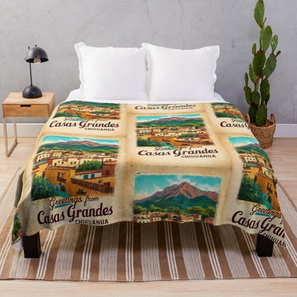 Item preview, Casas Grandes Chihuahua Mexico Magic Town Postcard Vintage Travel designed and sold by TravelPostcardGems.