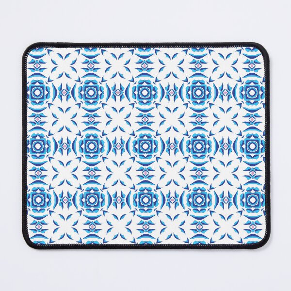 Item preview, Electric blue lilac geometric pattern 8 designed and sold by AneissPiaf.