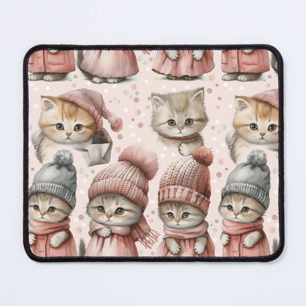Item preview, Cute cats in pastel colors designed and sold by fuzzyfox.